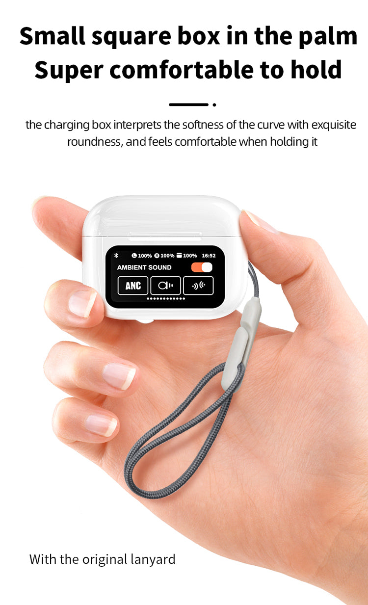 Airpods pro 2 with LCD Touchscreen-Bluetooth 5.3