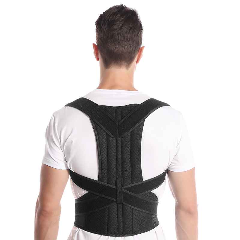Adjustable Magnetic Corset Back Posture Corrector Belt for Shoulder , Lumbar Brace and Spine Back