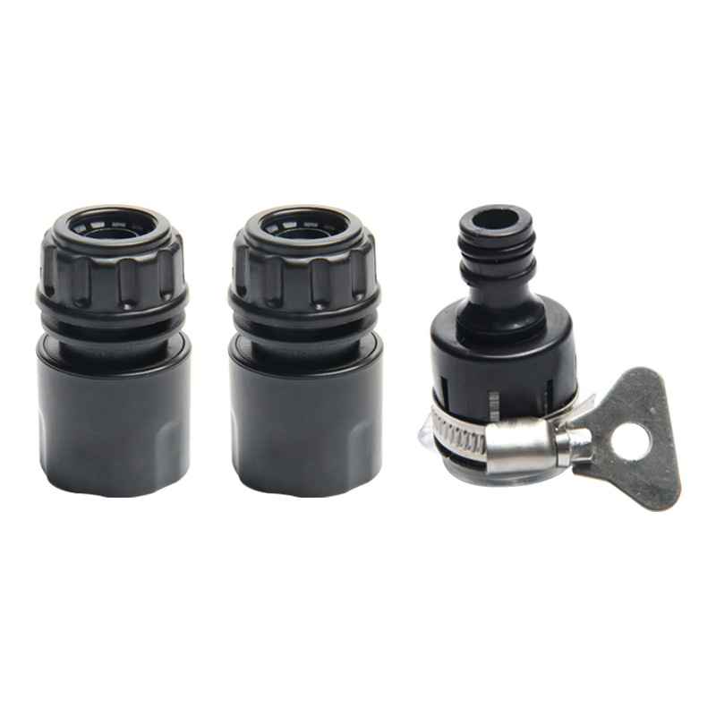 High Pressure Washing Water Gun Spray Nozzle Kit with 3 Pcs PVC Hose Quick Connector for Your Vehicle, Garden and Home Cleaning