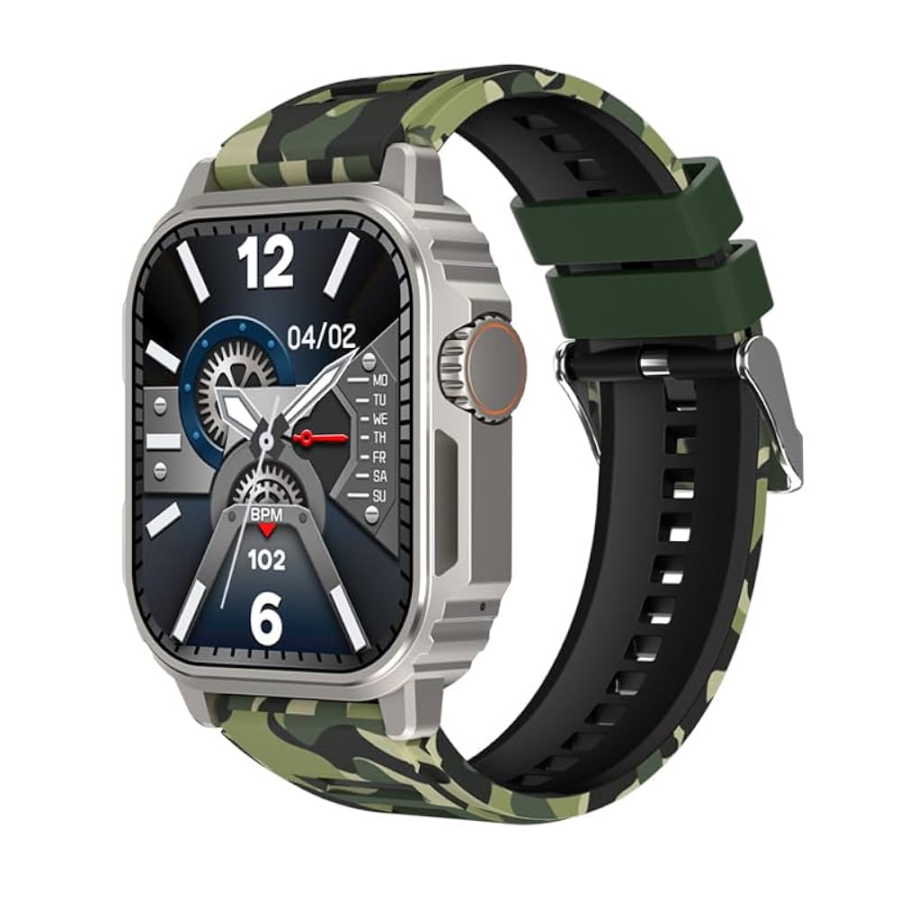 JS11 Pro Max Military Grade Smart Watch – 2.1″ Large Display - IP68 Waterproof