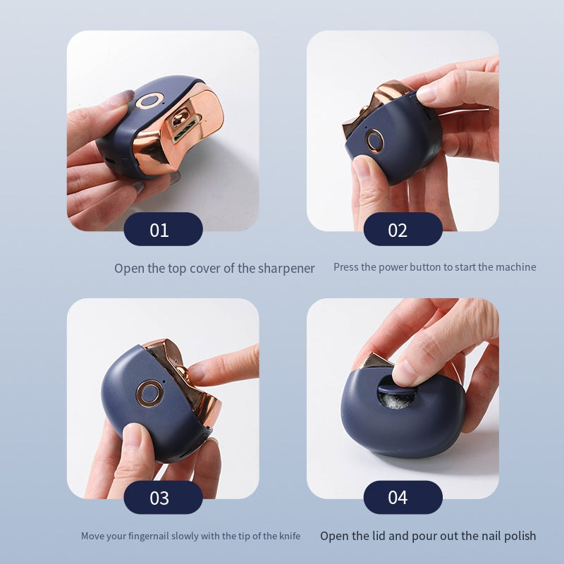Smart Nail Polisher Electric Automatic Nail Clipper Mini Portable Finger Nail Tools for Kids Baby
