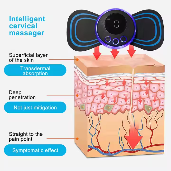 EMS Mini Electric Neck Back Body Massager