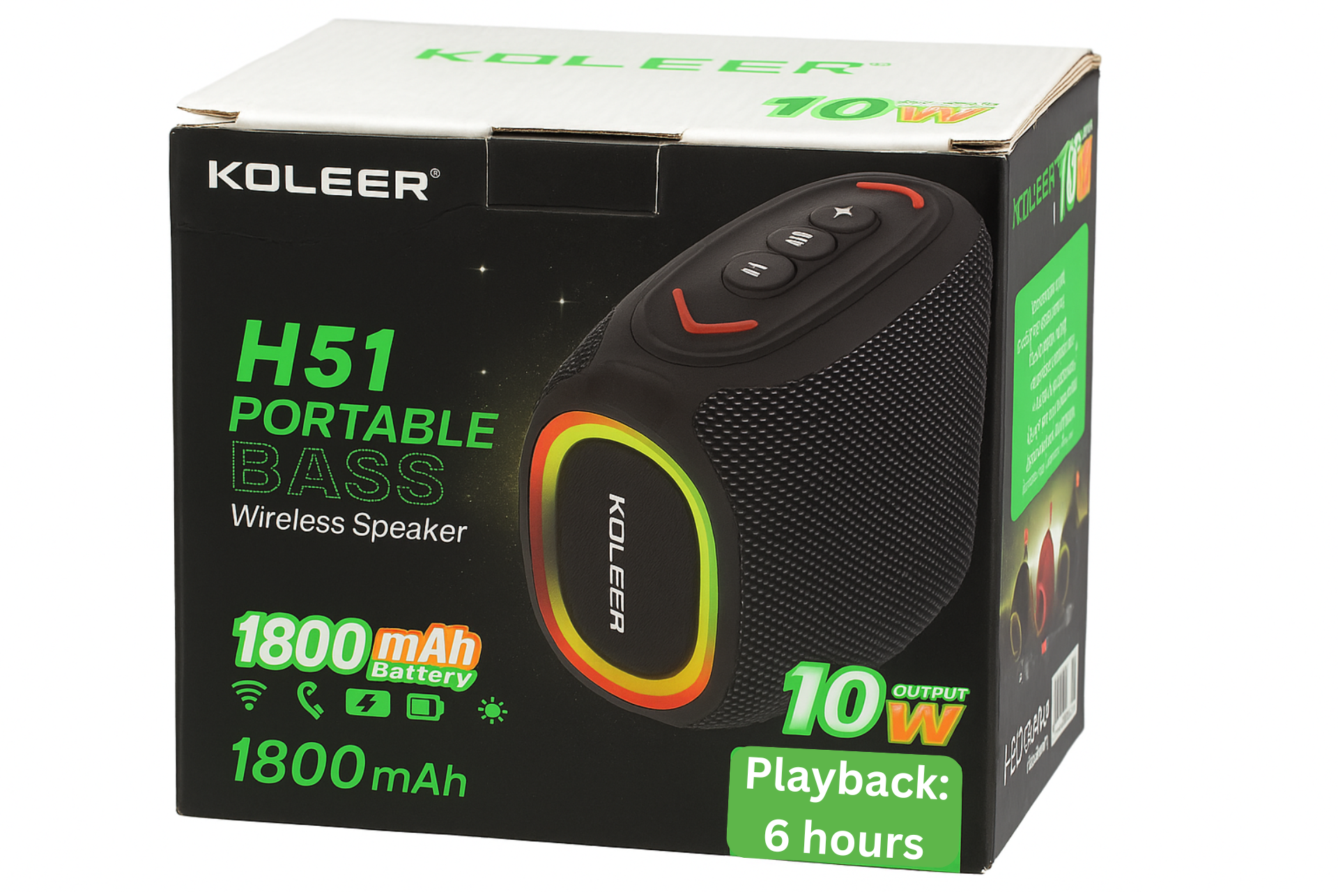Koleer H51 Portable Bluetooth Speaker