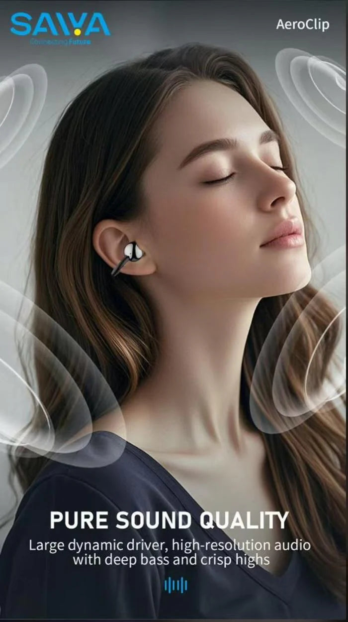 Saiya - AeroClip Wireless Earphones (MADE IN HONG KONG)