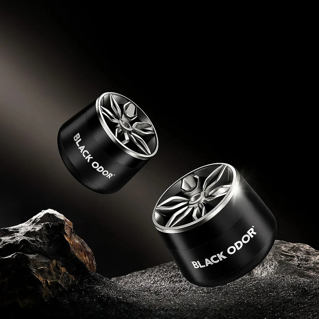 BLACK ODOR® Premium Luxury Car Air Freshener – Long Lasting Aluminum Alloy Aroma Diffuser for Cars, SUVs & Home Use