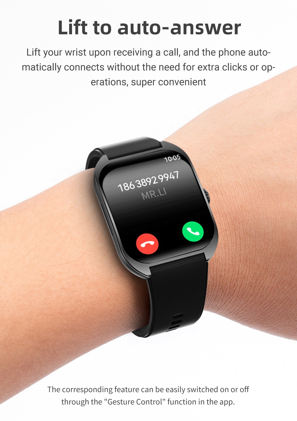 OD7 Curve Display Smart Watch