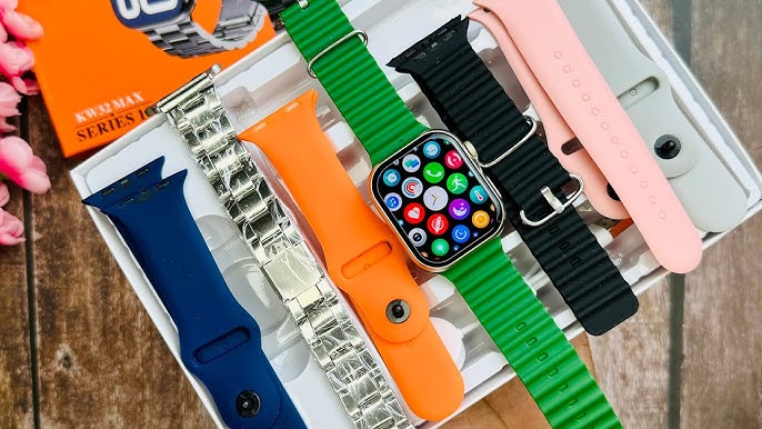 KEQIWEAR KW32 Max Series 10 Smart Watch (7+1 strap bundle).